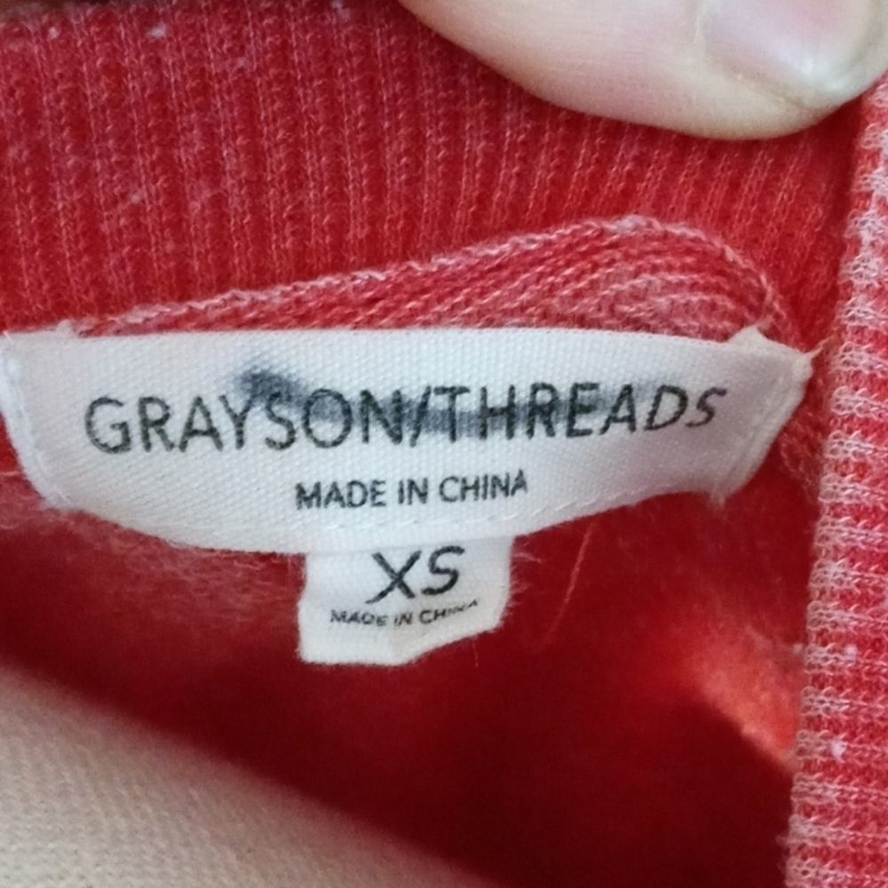Grayson Threads Distressed Red Sweatshirt - Picture 9 of 9